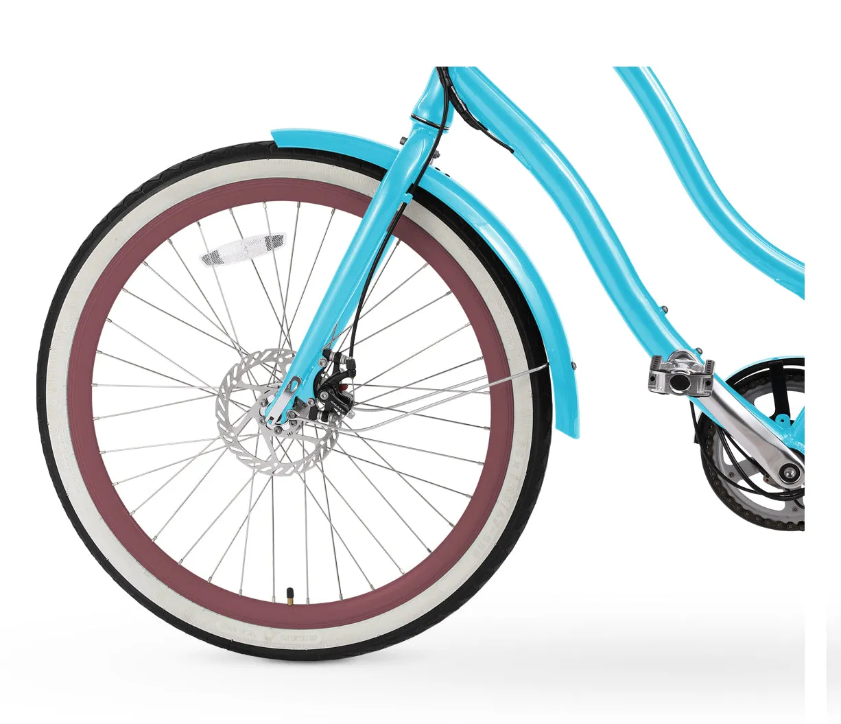 sixthreezero EVRYjourney Women's 26" 250W 7 Speed Electric Hybrid Bicycle