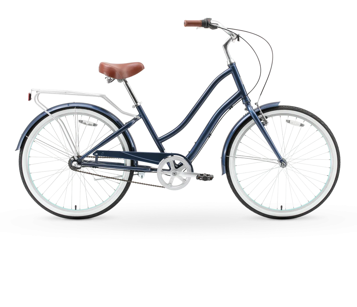 sixthreezero EVRYjourney Women's 26" 3 Speed Steel Step-Through Touring Hybrid Bicycle