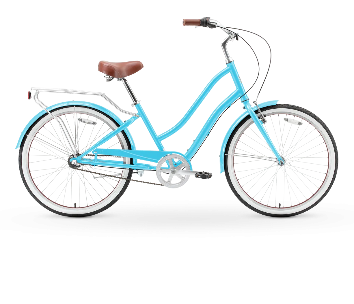 sixthreezero EVRYjourney Women's 26" 3 Speed Steel Step-Through Touring Hybrid Bicycle