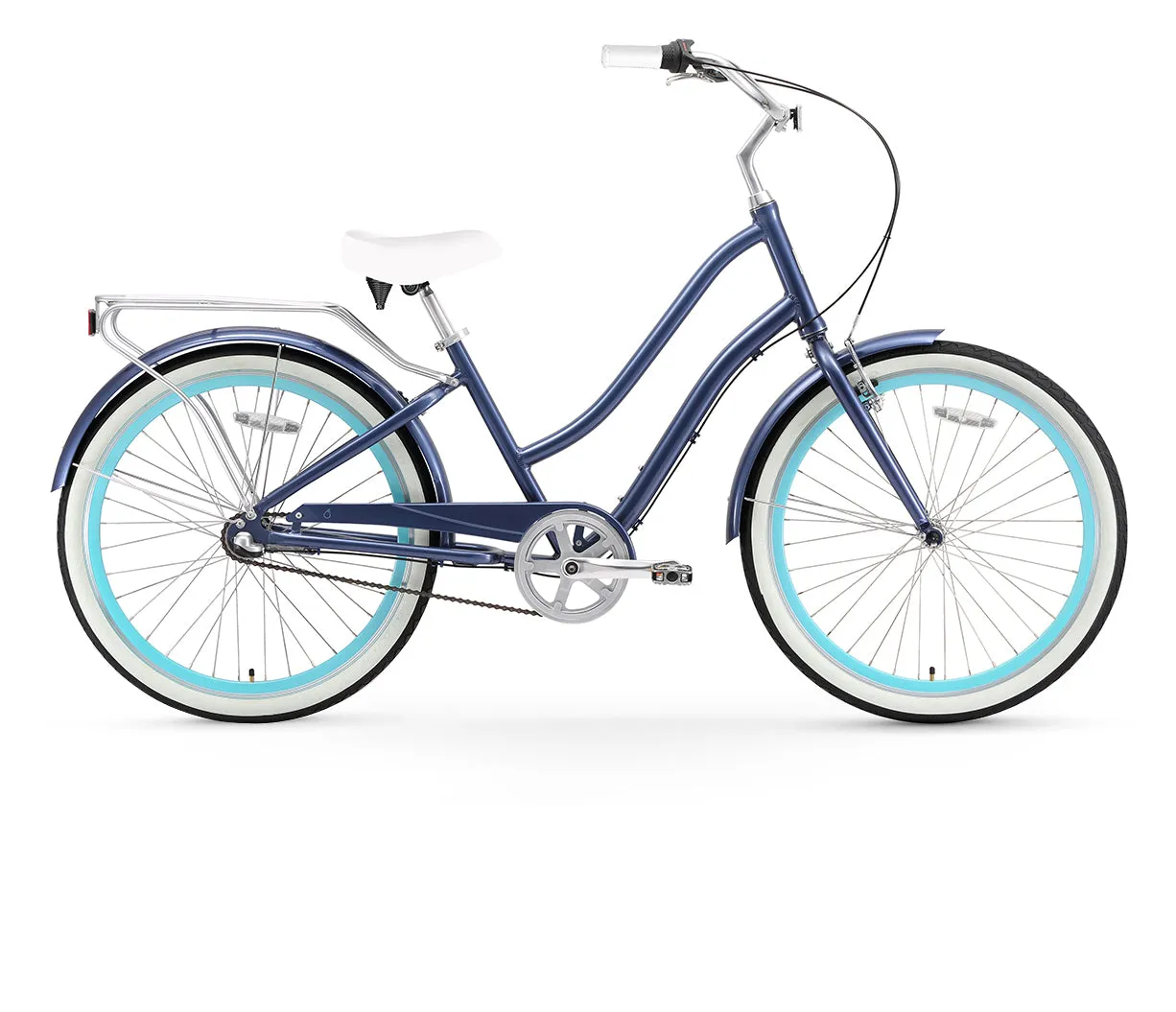 sixthreezero EVRYjourney Women's 26" 3 Speed Step-Through Touring Hybrid Bicycle