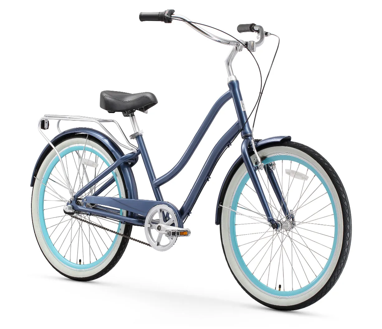 sixthreezero EVRYjourney Women's 26" 3 Speed Step-Through Touring Hybrid Bicycle
