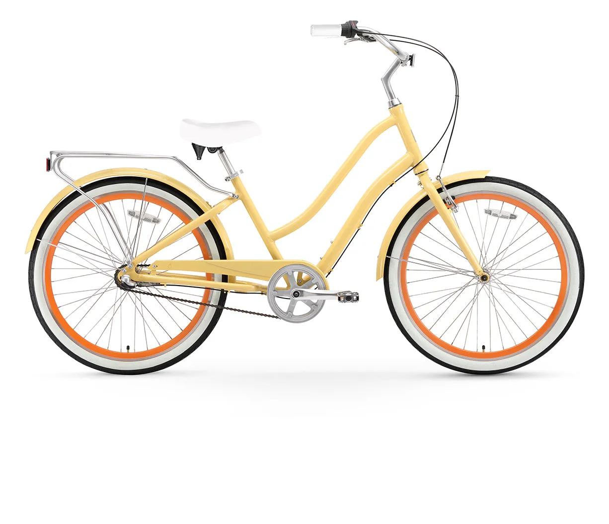 sixthreezero EVRYjourney Women's 26" 3 Speed Step-Through Touring Hybrid Bicycle