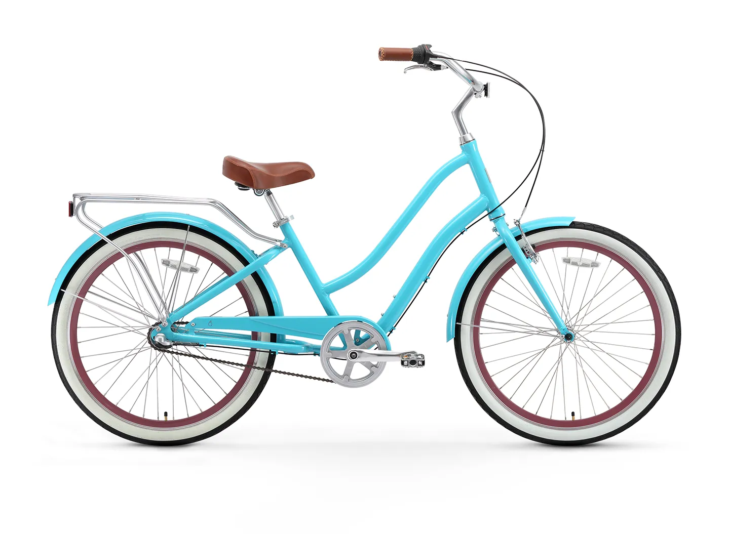sixthreezero EVRYjourney Women's 26" 3 Speed Step-Through Touring Hybrid Bicycle