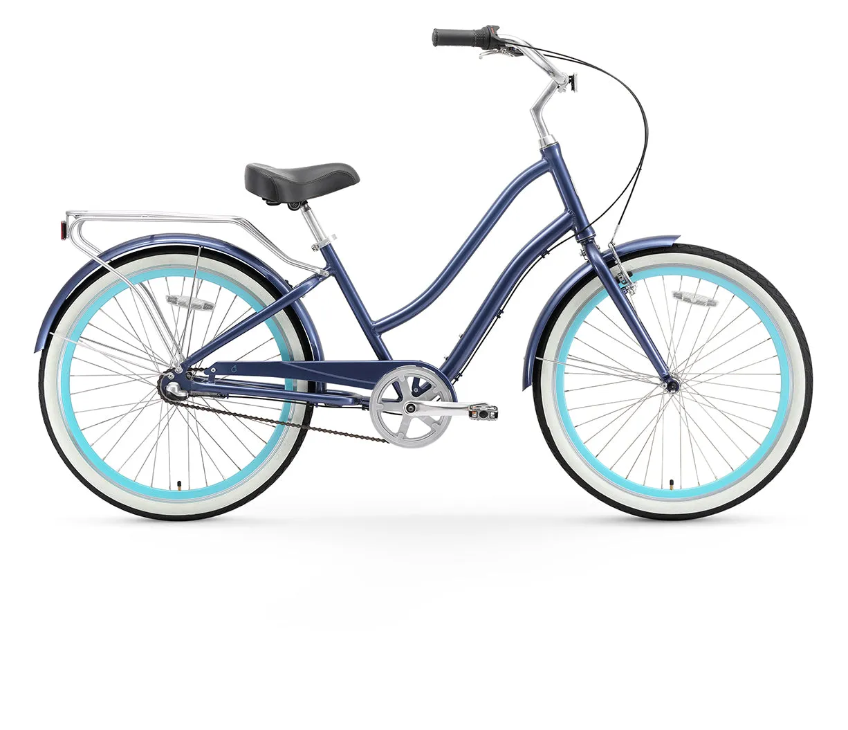 sixthreezero EVRYjourney Women's 26" 3 Speed Step-Through Touring Hybrid Bicycle