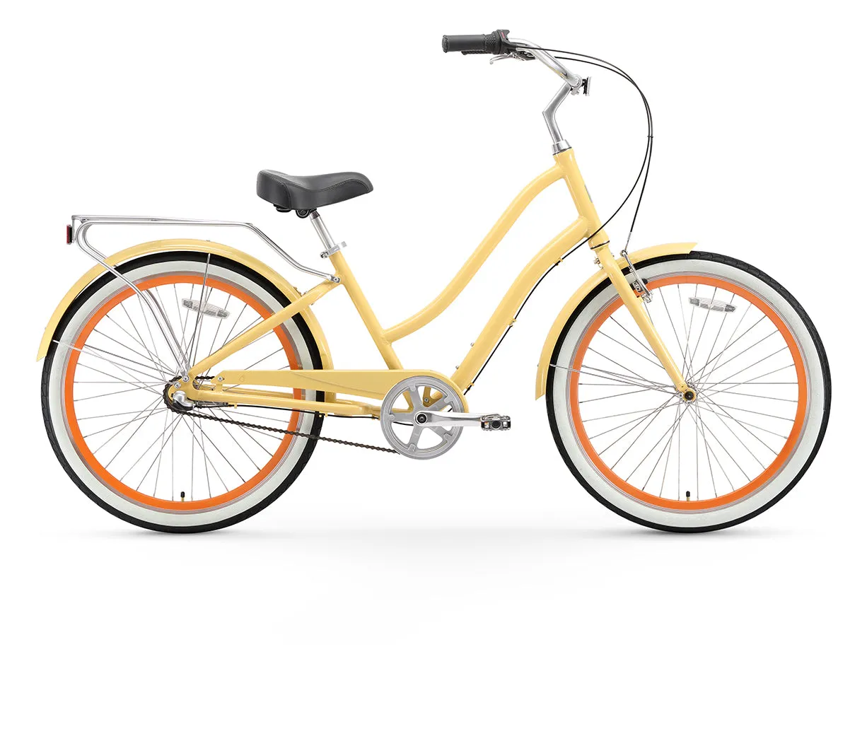 sixthreezero EVRYjourney Women's 26" 3 Speed Step-Through Touring Hybrid Bicycle