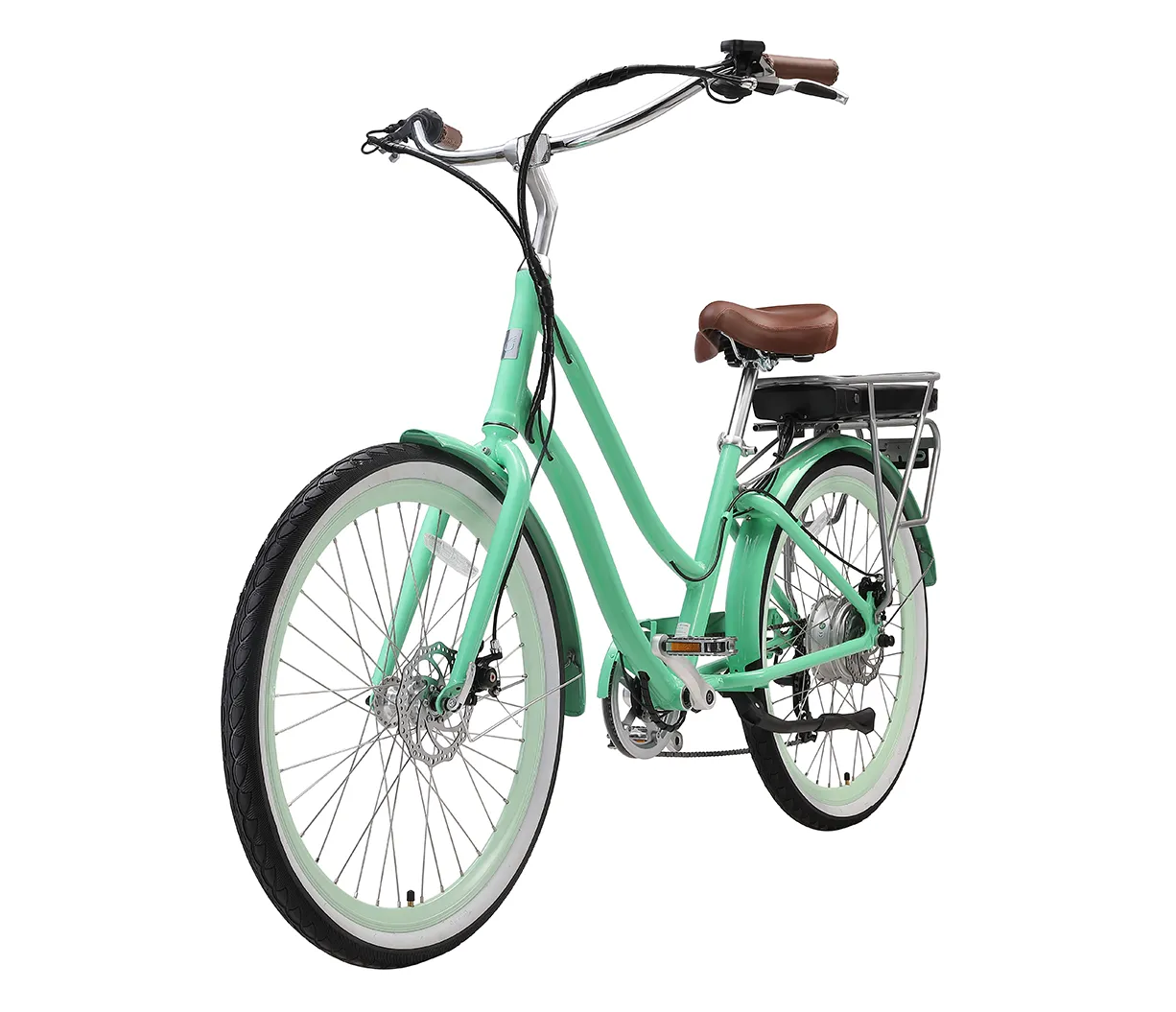 sixthreezero EVRYjourney Women's 26" 500W 7 Speed Electric Hybrid Bicycle