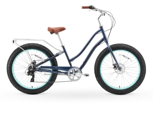 sixthreezero EVRYjourney Women's 26" FAT Tire 7-Speed Step-Through Touring Hybrid Bicycle