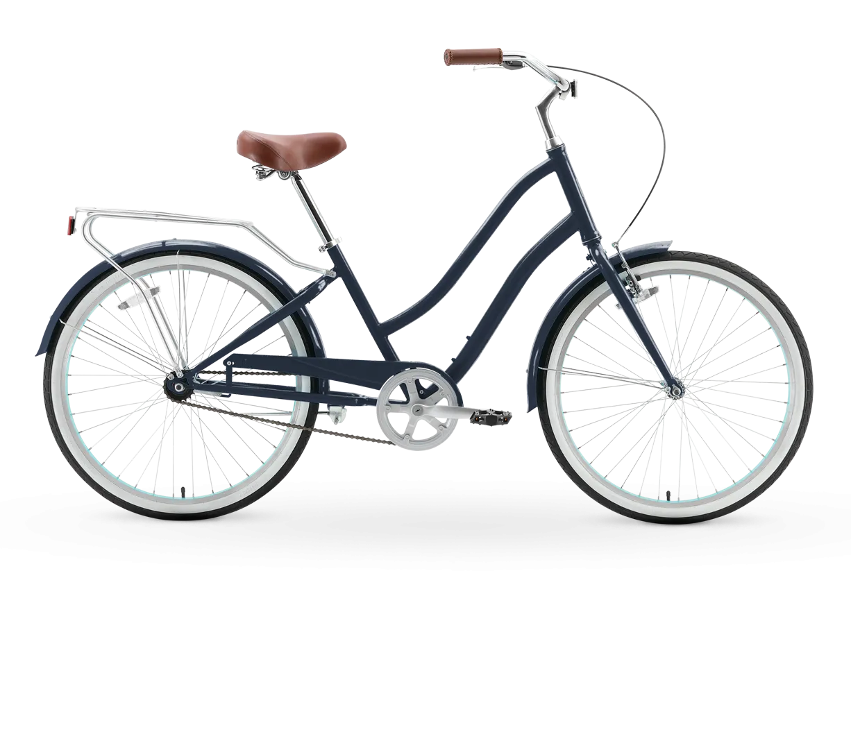 sixthreezero EVRYjourney Women's 26" Single Speed Steel Step-Through Touring Hybrid Bicycle
