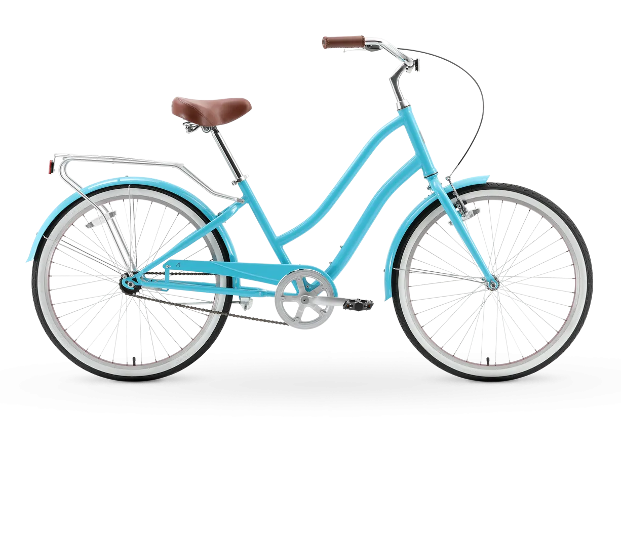 sixthreezero EVRYjourney Women's 26" Single Speed Steel Step-Through Touring Hybrid Bicycle