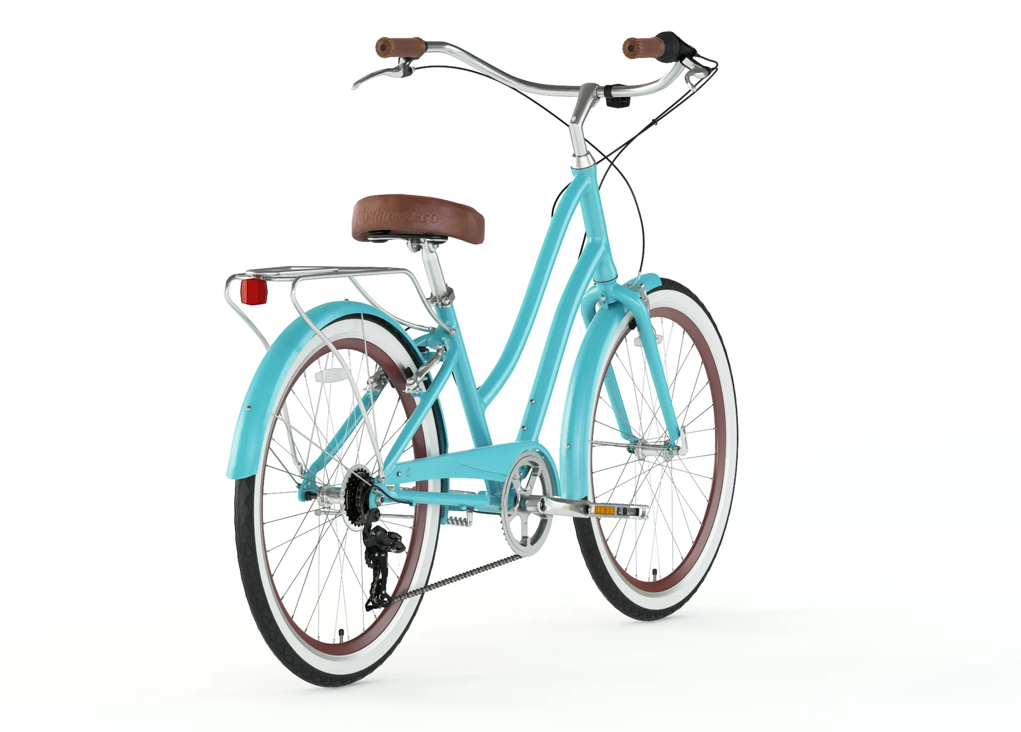 sixthreezero EVRYjourney Women's 26" Single Speed Step-Through Touring Hybrid Bicycle