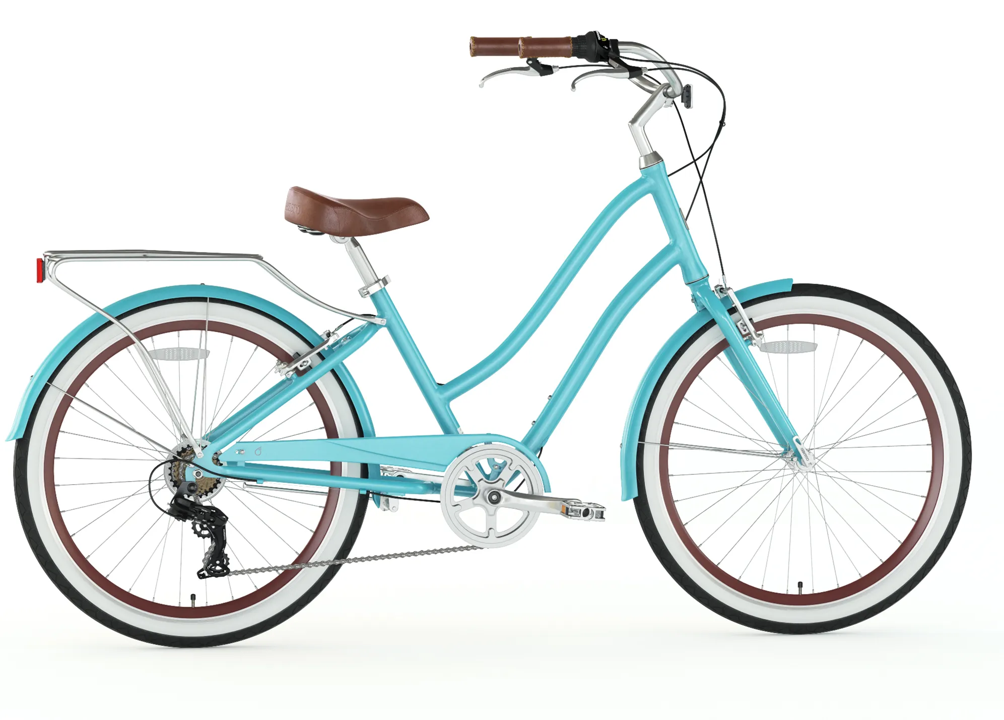 sixthreezero EVRYjourney Women's 26" Single Speed Step-Through Touring Hybrid Bicycle