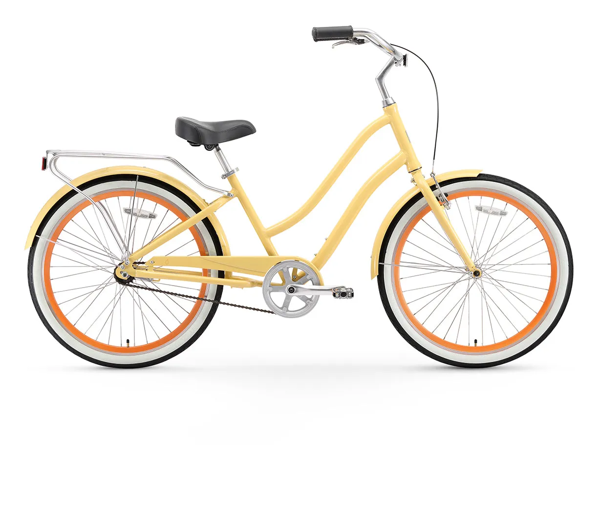 sixthreezero EVRYjourney Women's 26" Single Speed Step-Through Touring Hybrid Bicycle