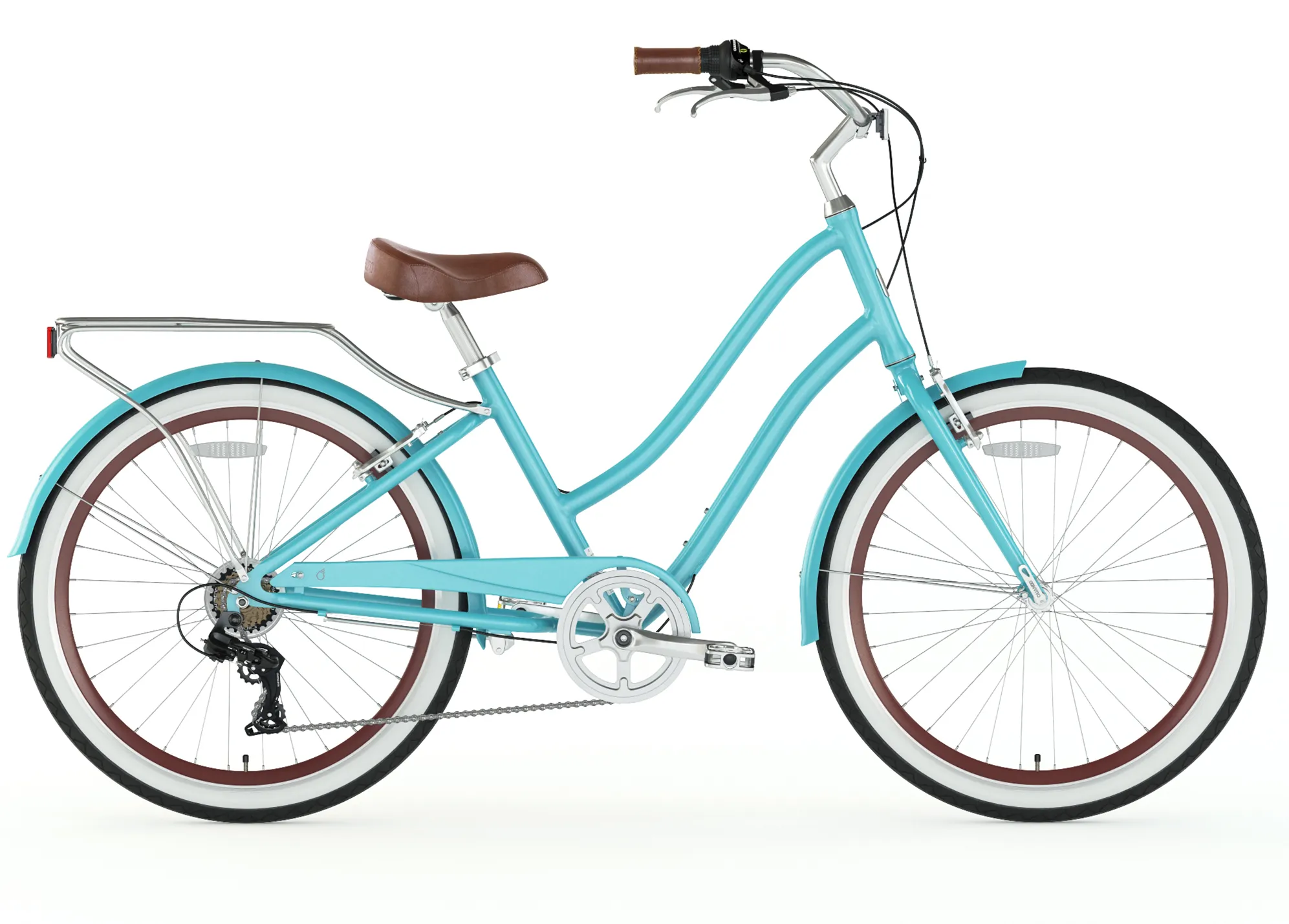 sixthreezero EVRYjourney Women's 26" Single Speed Step-Through Touring Hybrid Bicycle
