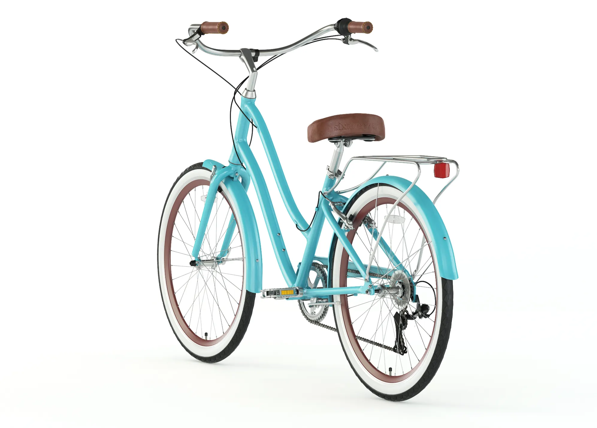 sixthreezero EVRYjourney Women's 26" Single Speed Step-Through Touring Hybrid Bicycle