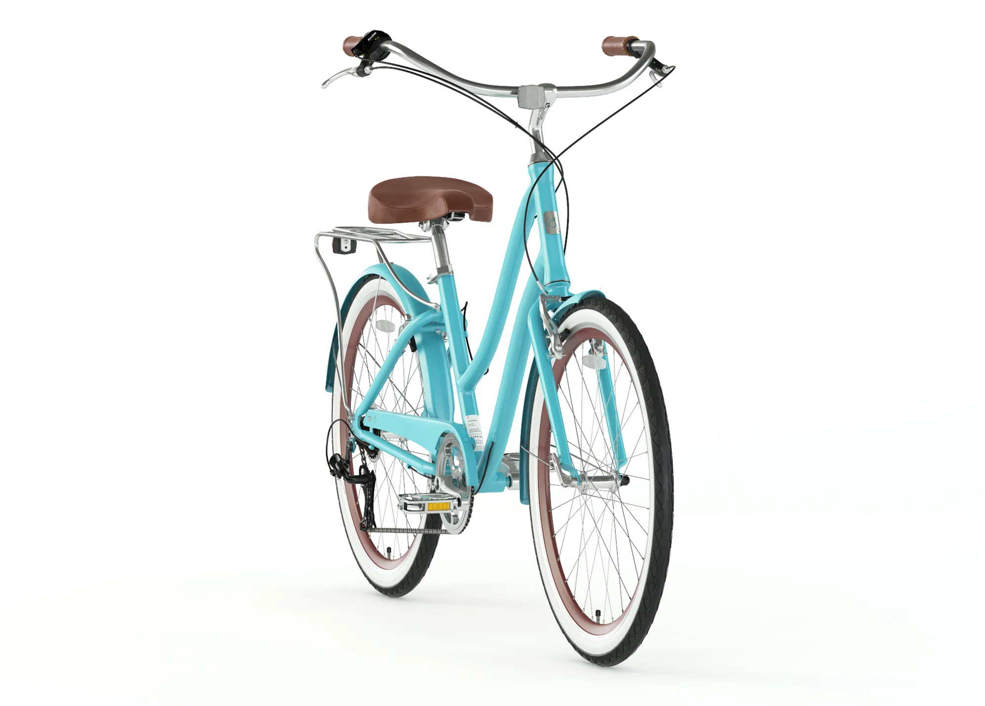 sixthreezero EVRYjourney Women's 26" Single Speed Step-Through Touring Hybrid Bicycle