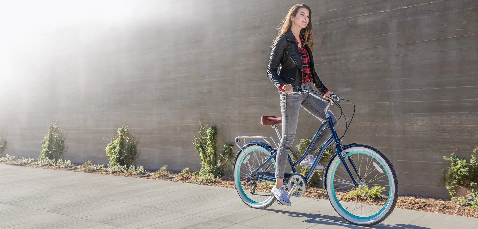 sixthreezero EVRYjourney Women's 26" Single Speed Step-Through Touring Hybrid Bicycle
