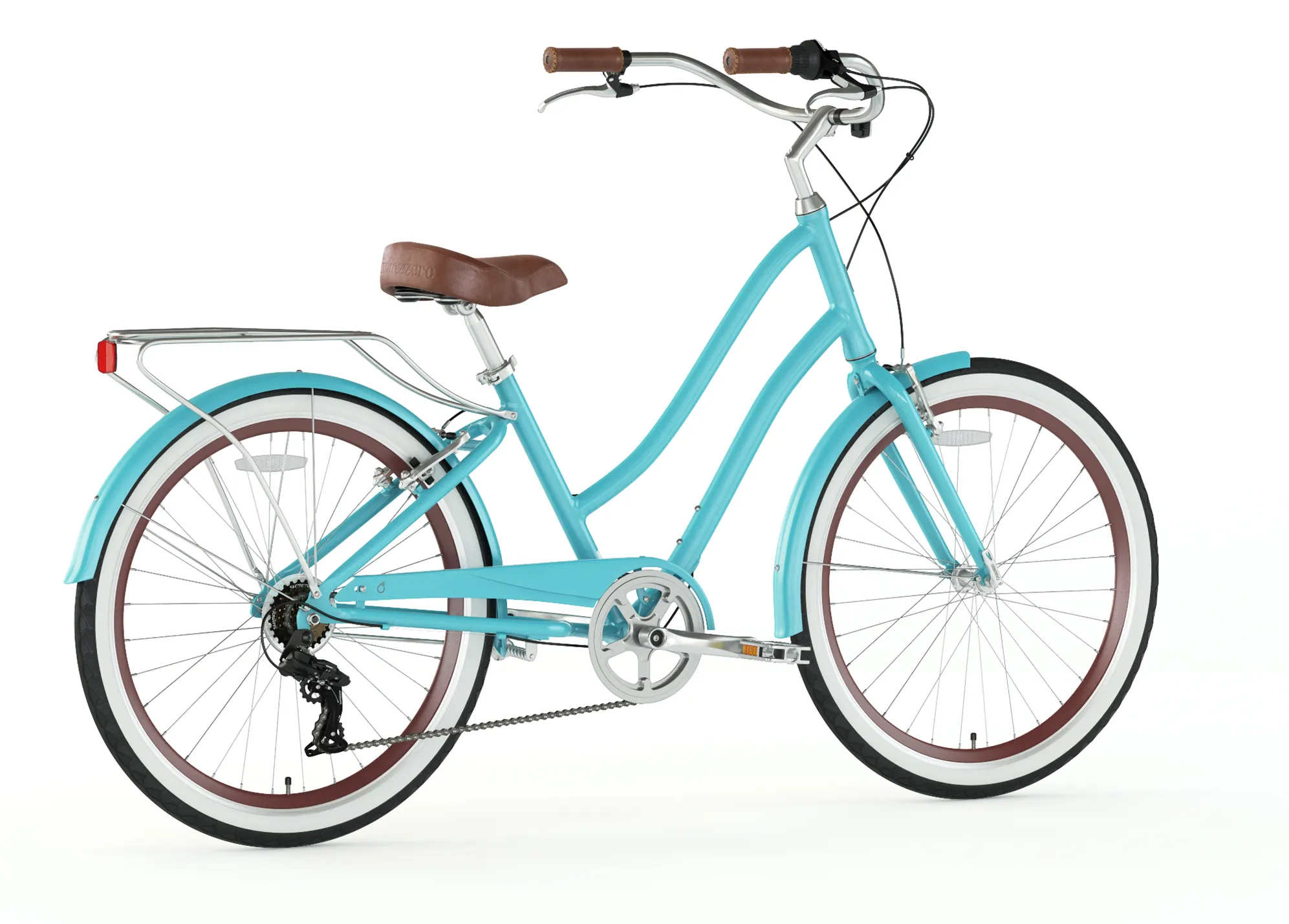 sixthreezero EVRYjourney Women's 26" Single Speed Step-Through Touring Hybrid Bicycle