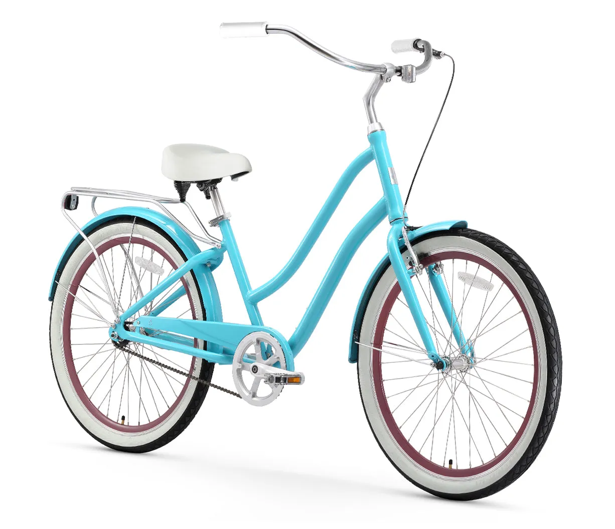 sixthreezero EVRYjourney Women's 26" Single Speed Step-Through Touring Hybrid Bicycle