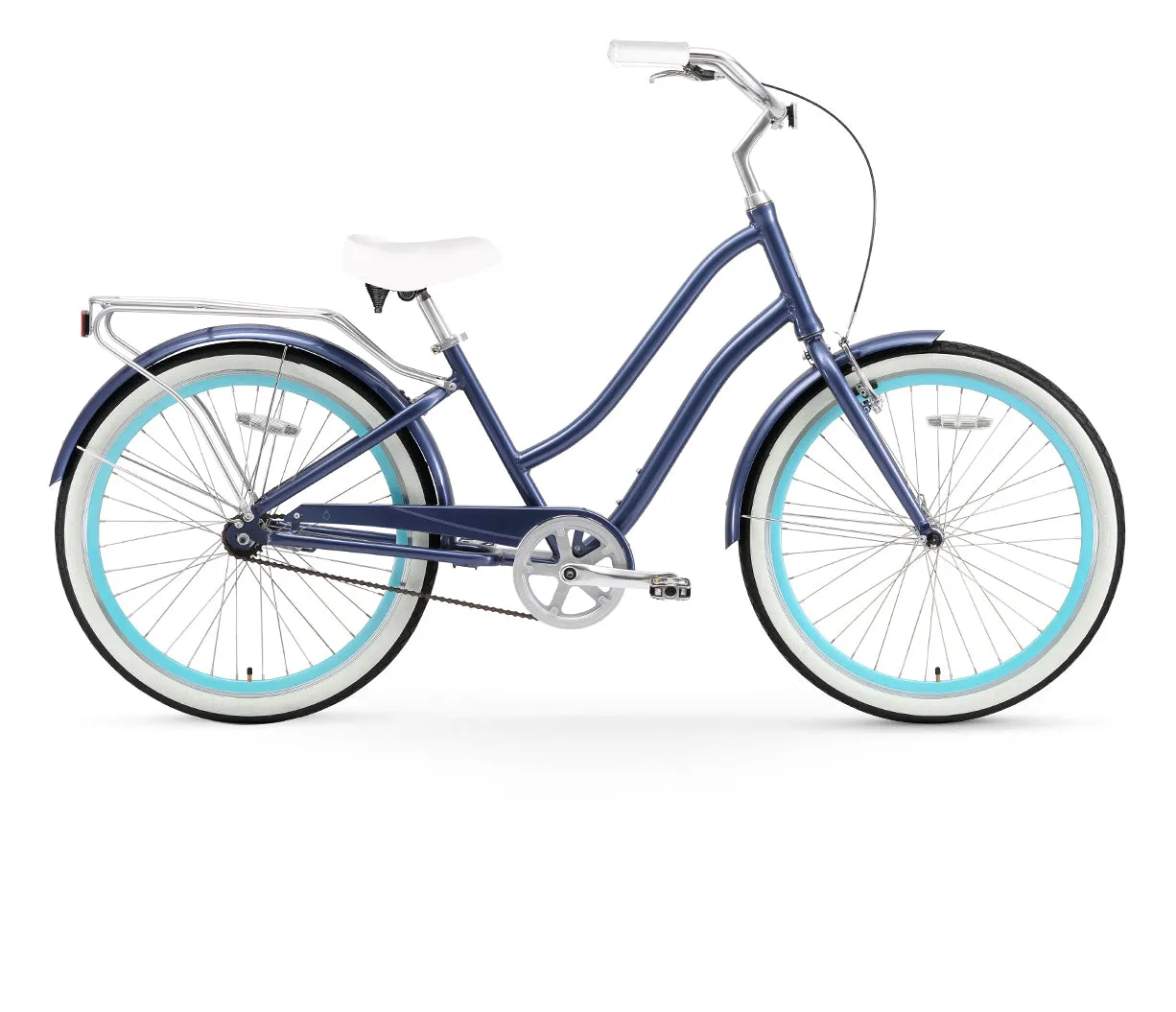 sixthreezero EVRYjourney Women's 26" Single Speed Step-Through Touring Hybrid Bicycle