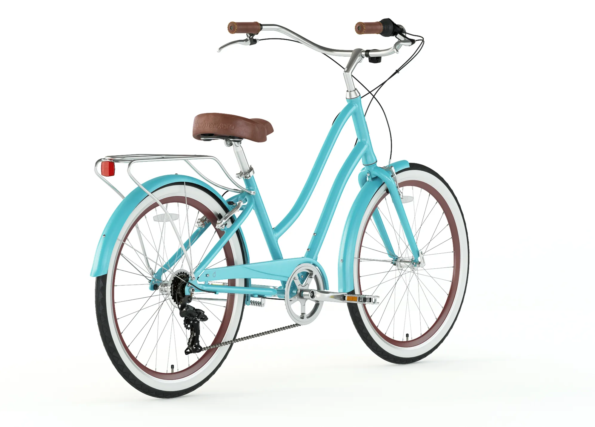 sixthreezero EVRYjourney Women's 26" Single Speed Step-Through Touring Hybrid Bicycle