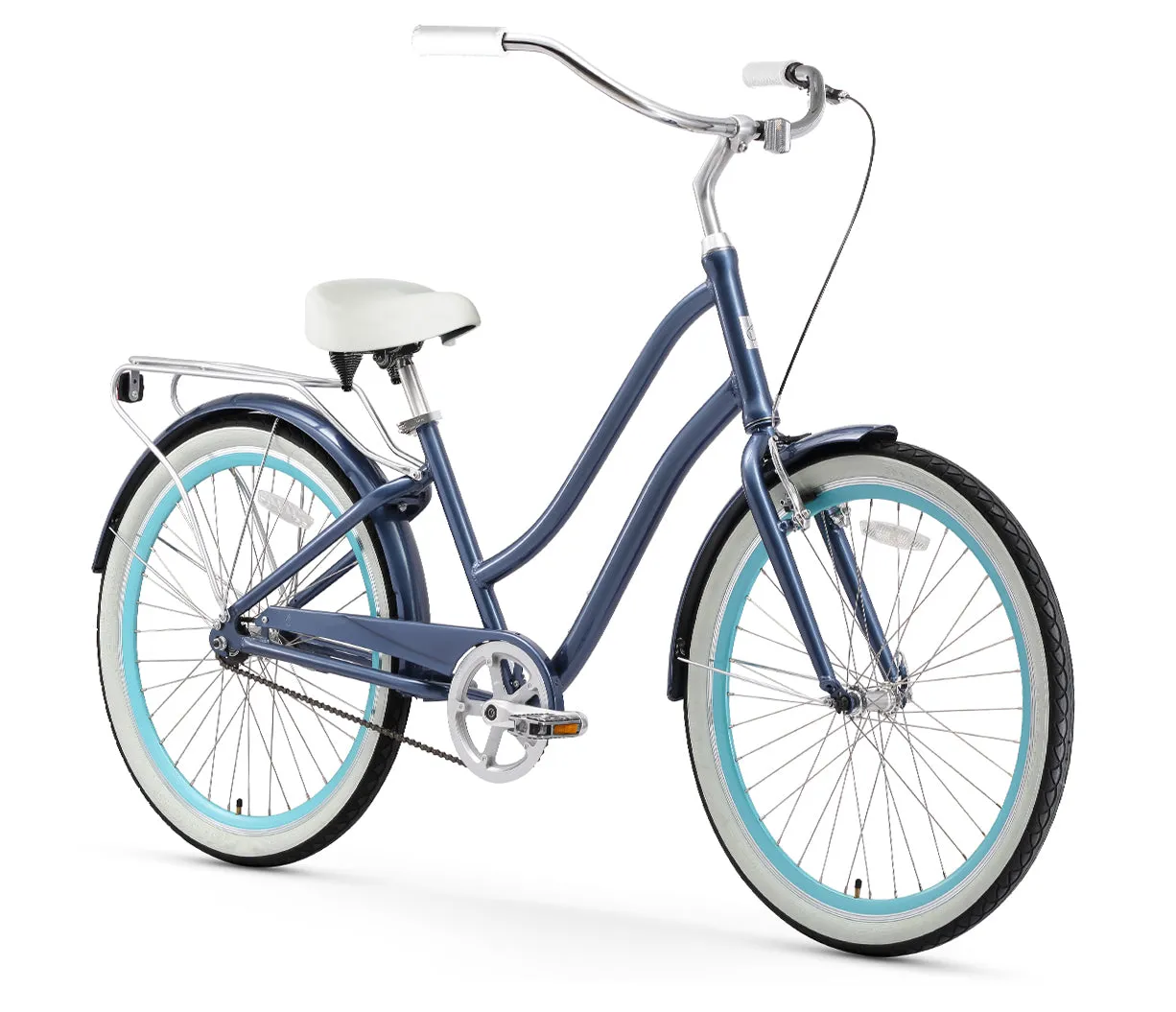 sixthreezero EVRYjourney Women's 26" Single Speed Step-Through Touring Hybrid Bicycle