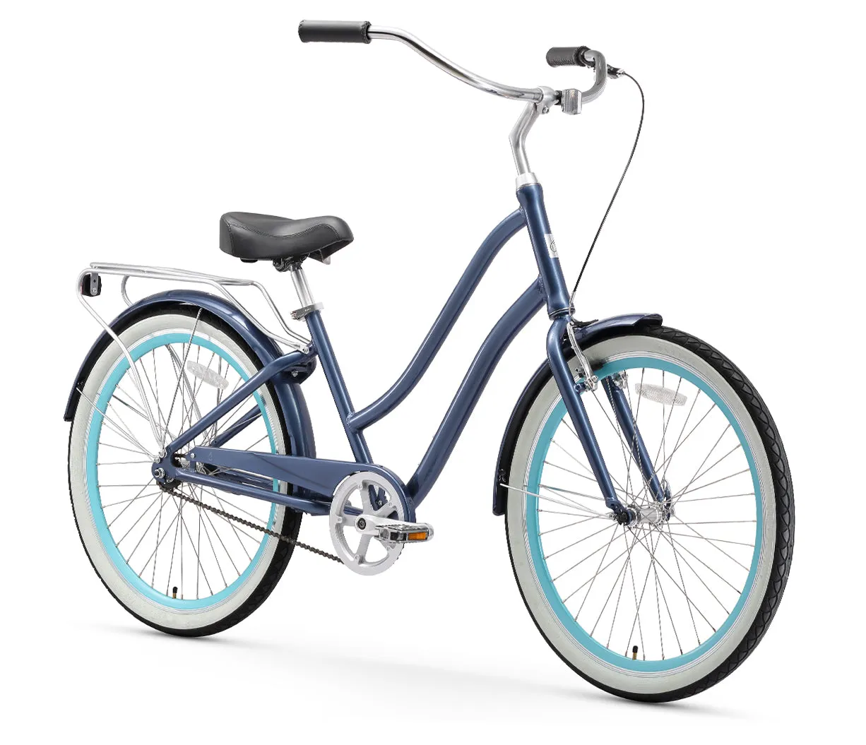 sixthreezero EVRYjourney Women's 26" Single Speed Step-Through Touring Hybrid Bicycle