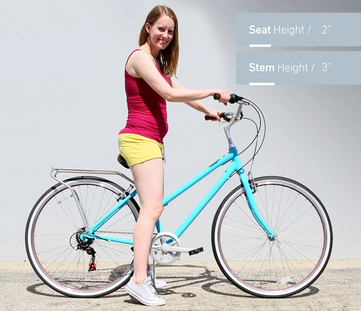 sixthreezero Explore Your Range Women's 3 Speed Commuter Hybrid Bike