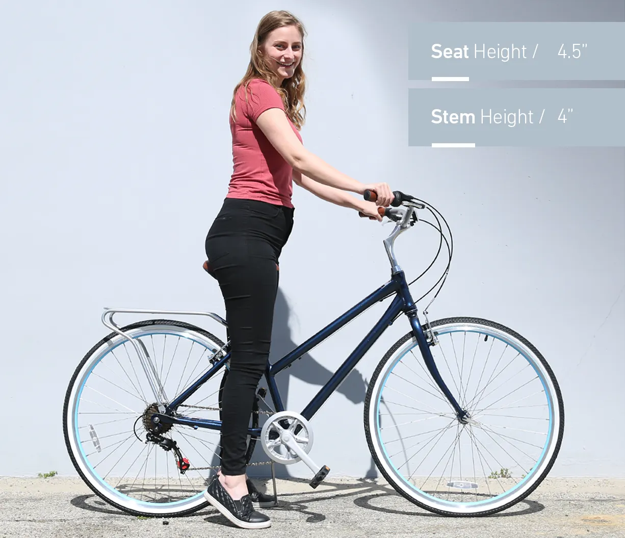 sixthreezero Explore Your Range Women's 3 Speed Commuter Hybrid Bike