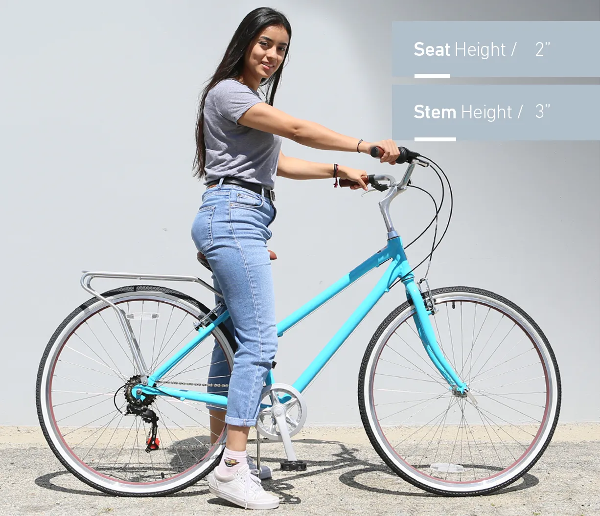 sixthreezero Explore Your Range Women's 3 Speed Commuter Hybrid Bike