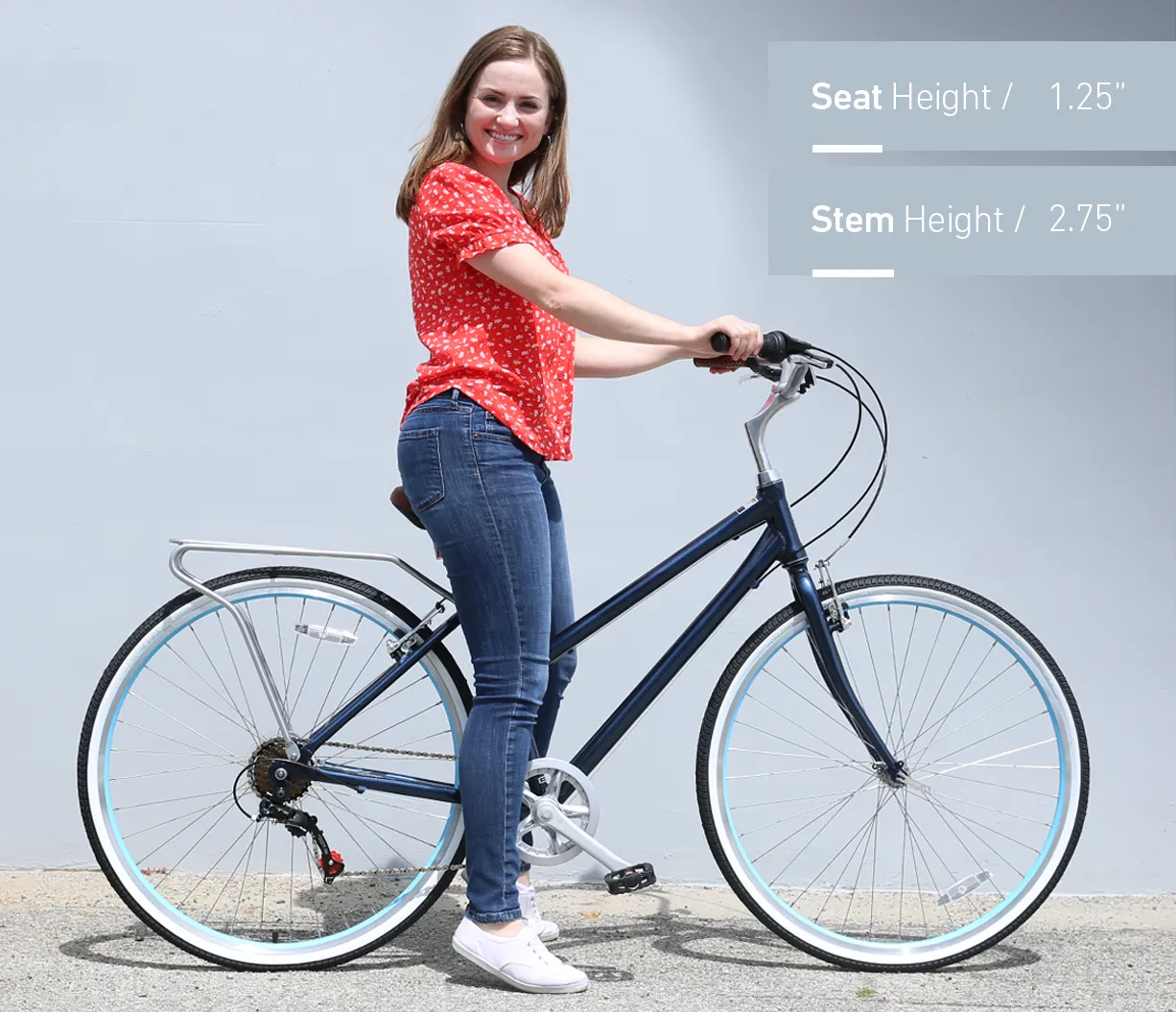 sixthreezero Explore Your Range Women's 3 Speed Commuter Hybrid Bike