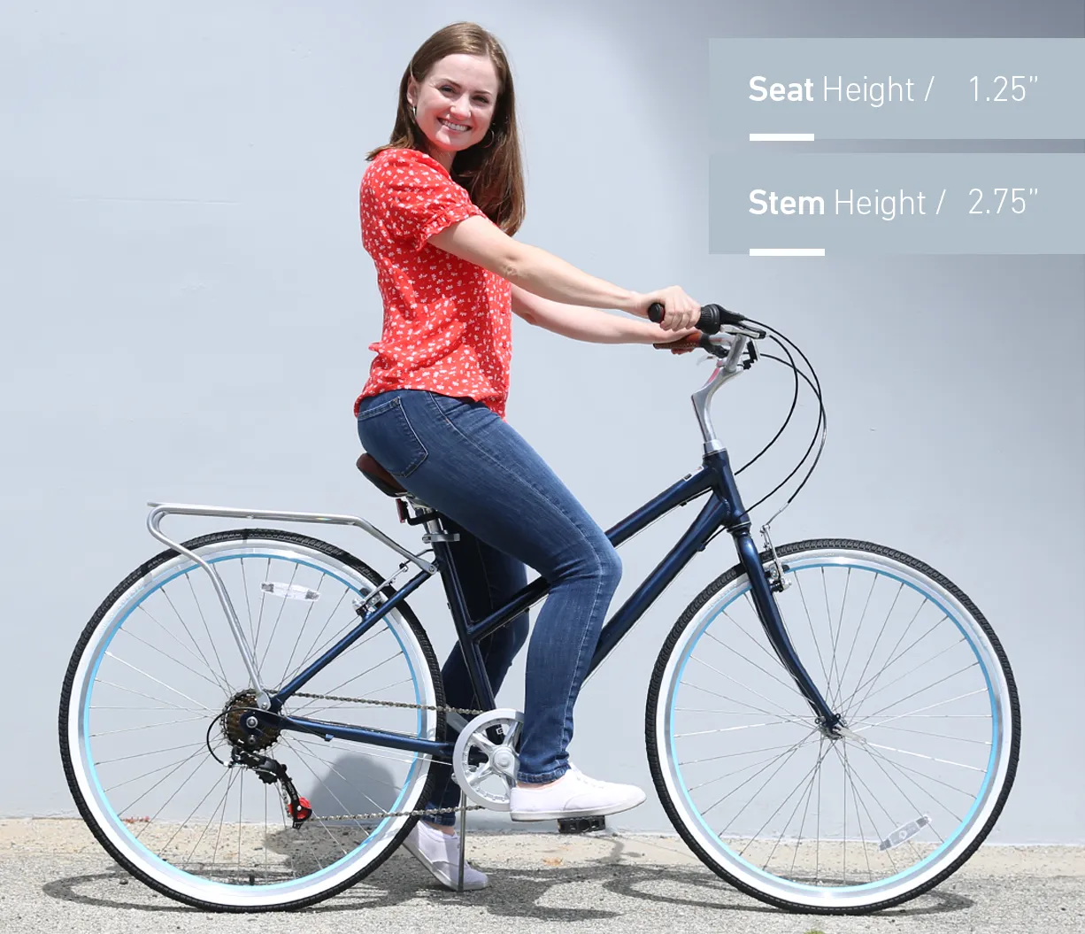 sixthreezero Explore Your Range Women's 3 Speed Commuter Hybrid Bike