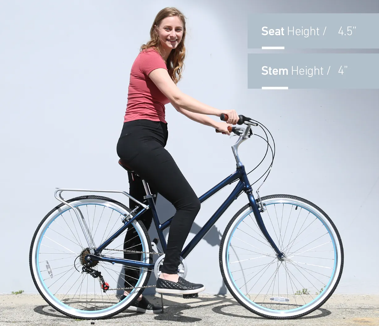 sixthreezero Explore Your Range Women's 3 Speed Commuter Hybrid Bike
