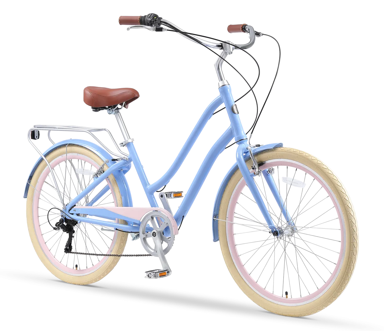 sixthreezero NEW EVRYjourney Women's 26" 7-Speed Speed Step-Through Touring Hybrid Bicycle