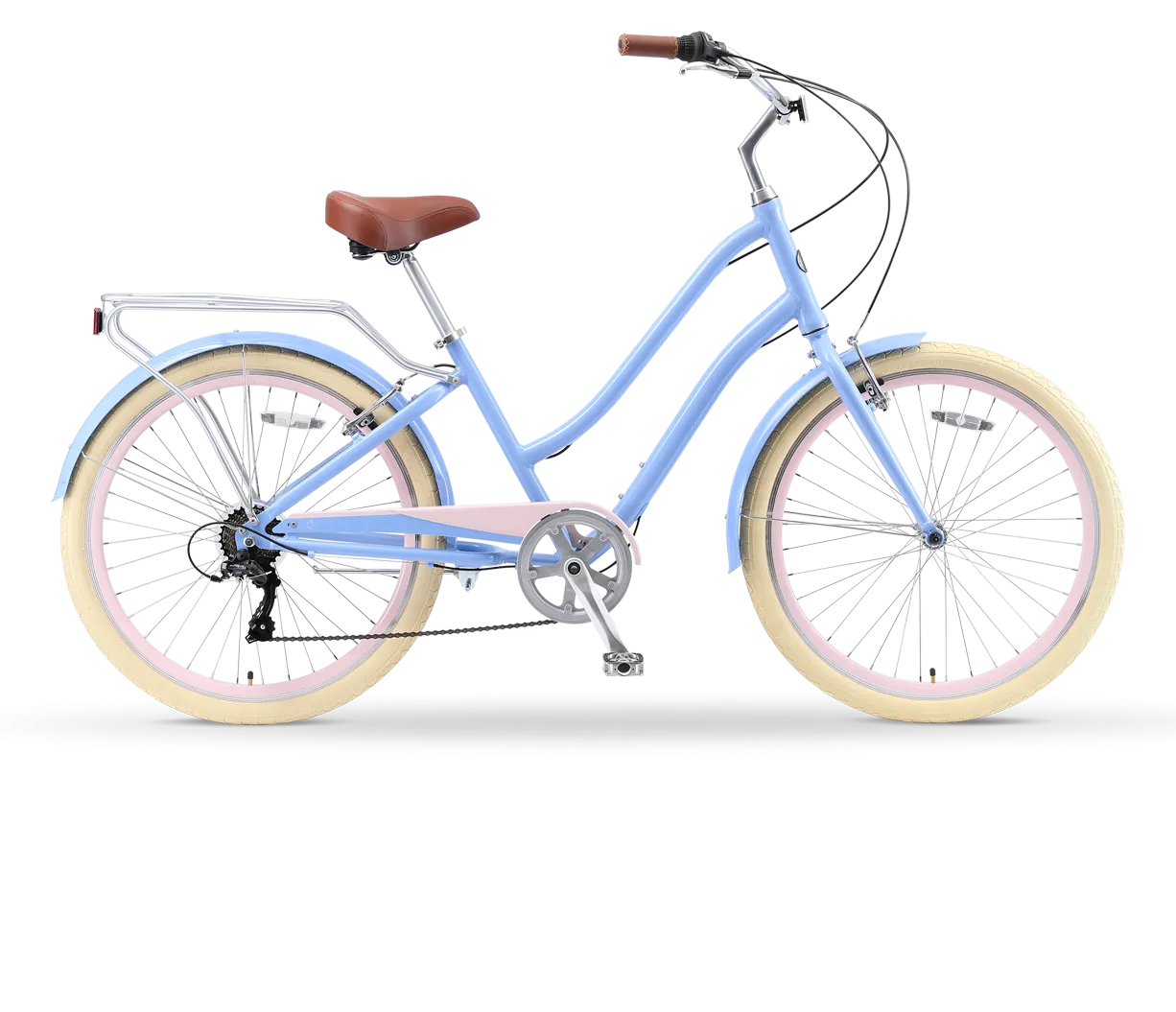 sixthreezero NEW EVRYjourney Women's 26" 7-Speed Speed Step-Through Touring Hybrid Bicycle