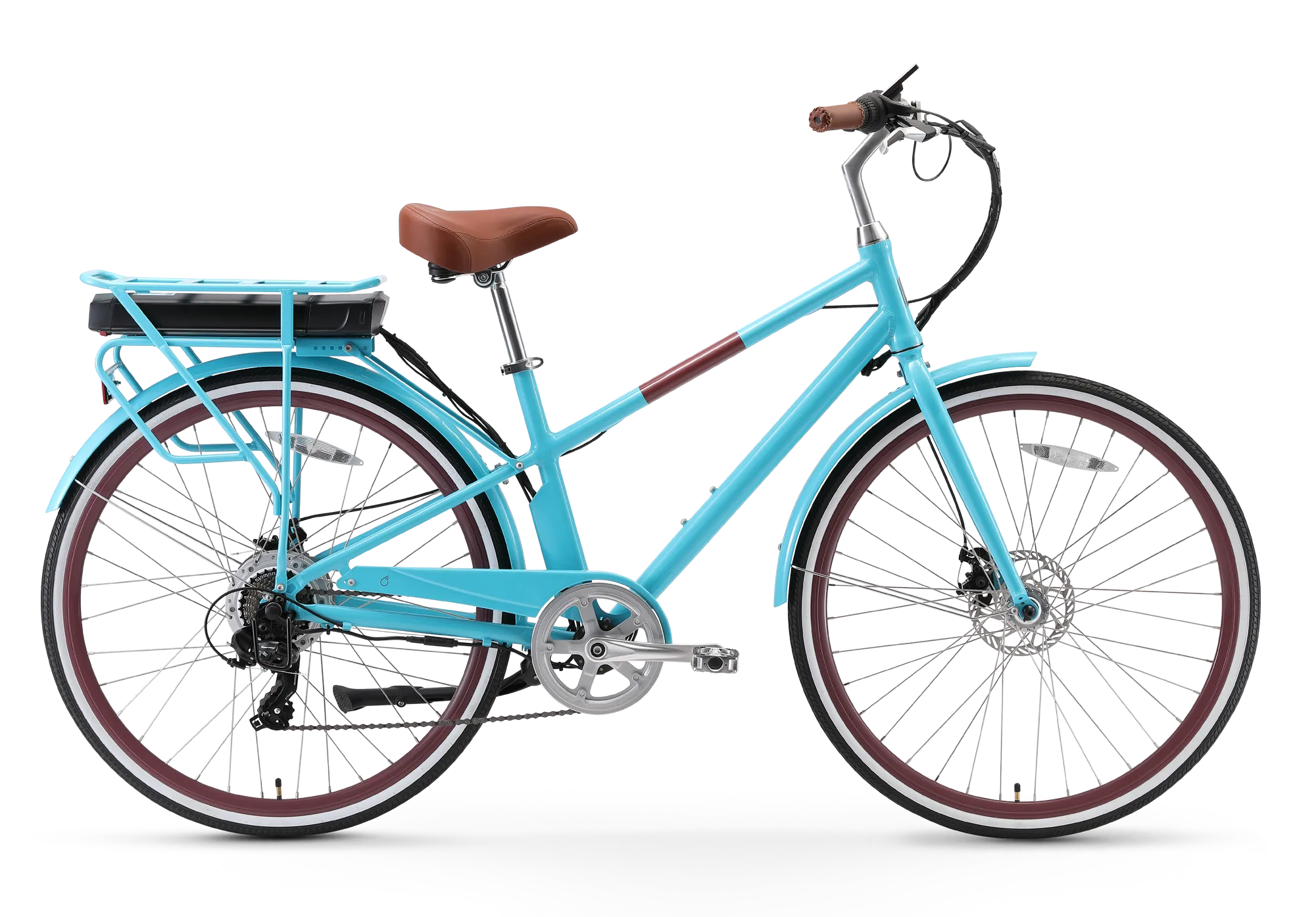 sixthreezero Reach your Destination Women's 500W 7-Speed Electric Bicycle