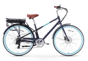 sixthreezero Reach your Destination Women's 500W 7-Speed Electric Bicycle