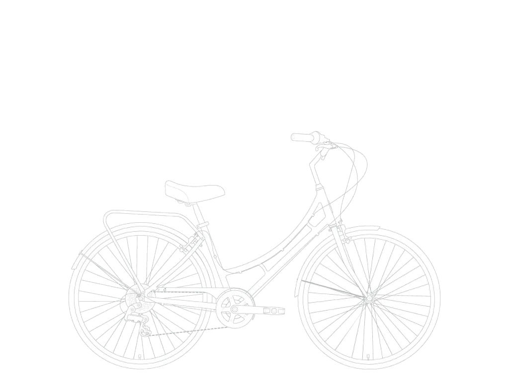sixthreezero Ride in the Park Women's 3 Speed Touring City Bike with Rear Rack