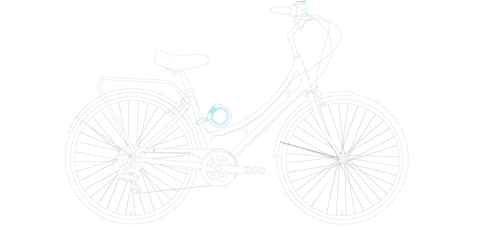 sixthreezero Ride in the Park Women's 3 Speed Touring City Bike with Rear Rack