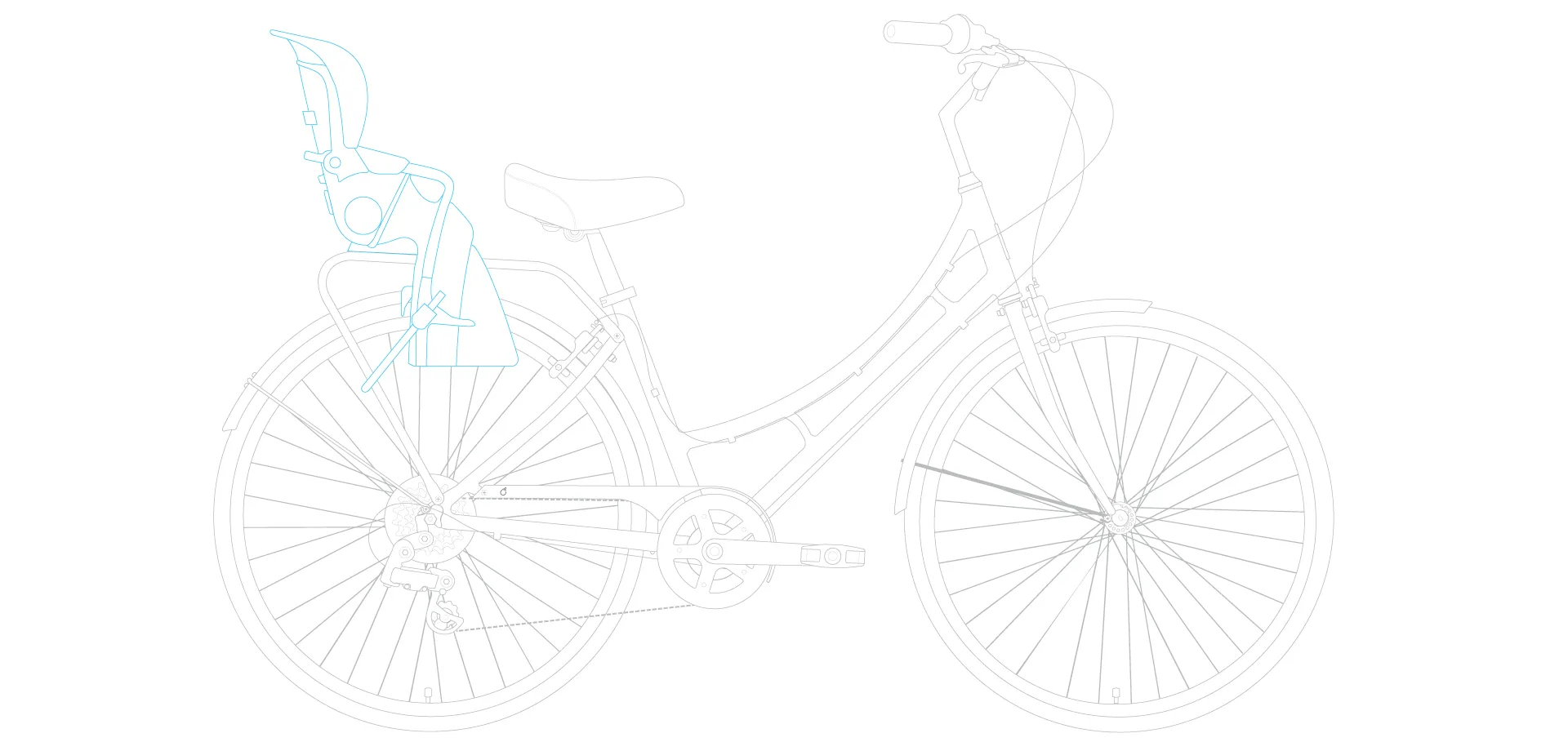 sixthreezero Ride in the Park Women's 3 Speed Touring City Bike with Rear Rack