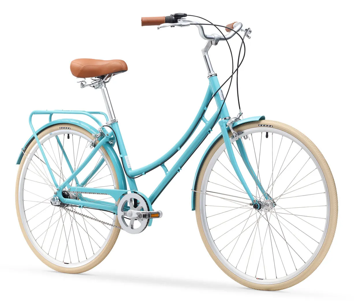 sixthreezero Ride in the Park Women's 3 Speed Touring City Bike with Rear Rack