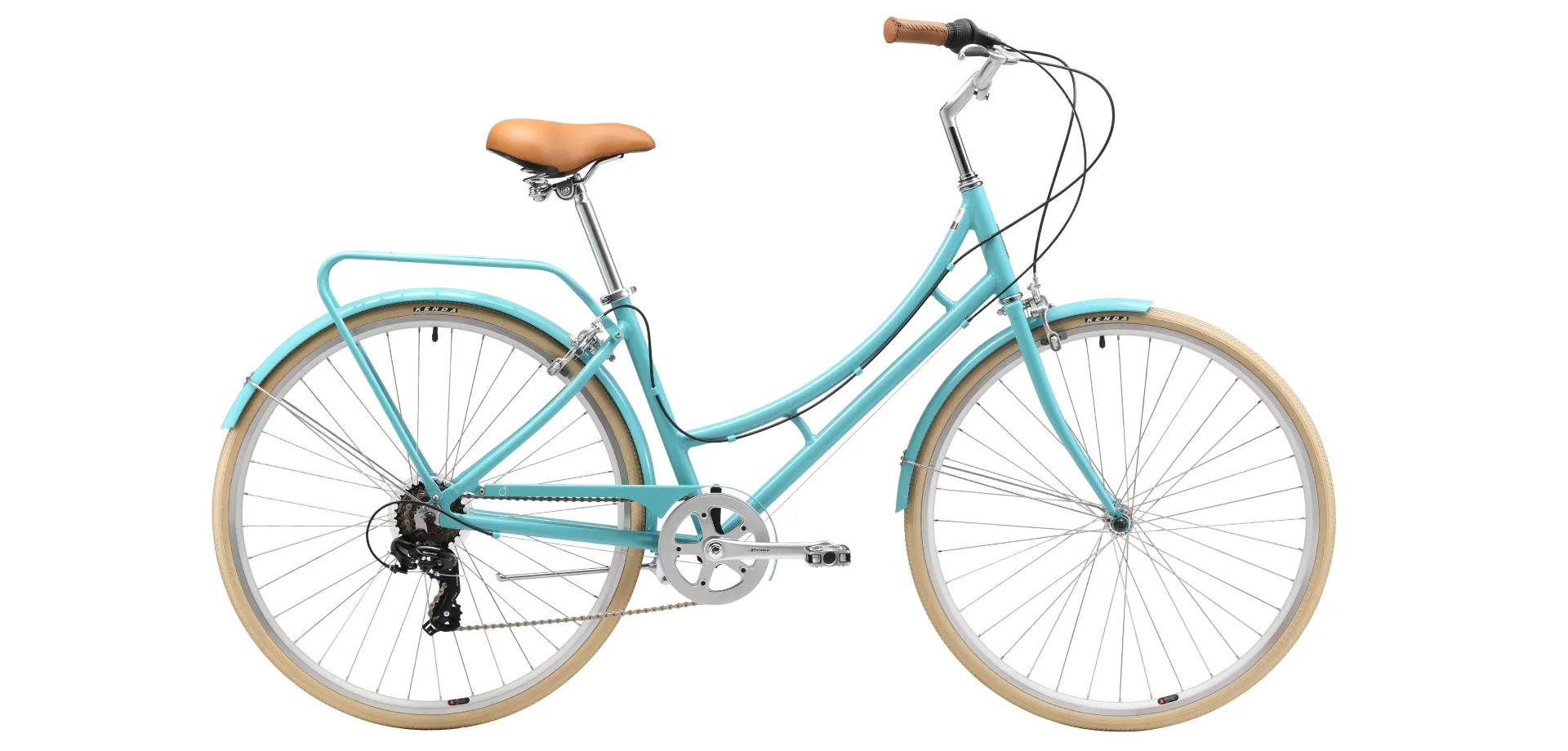 sixthreezero Ride in the Park Women's 3 Speed Touring City Bike with Rear Rack