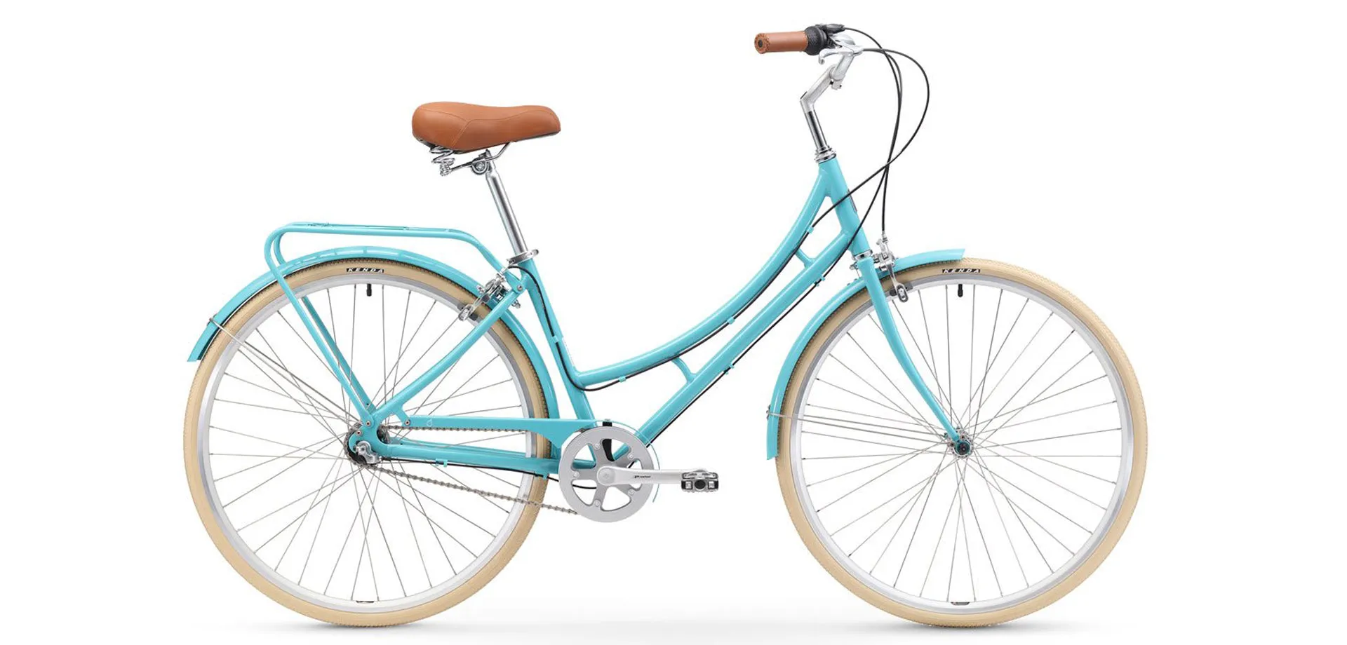 sixthreezero Ride in the Park Women's 3 Speed Touring City Bike with Rear Rack