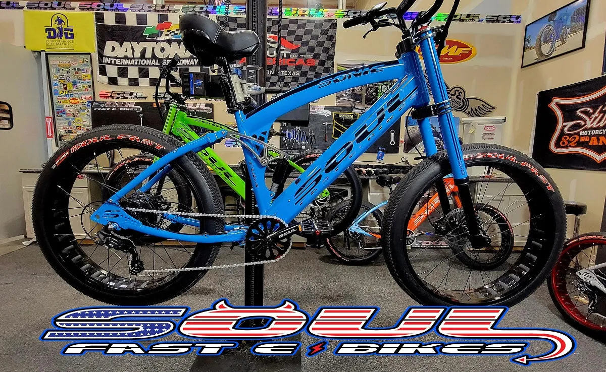 Soul Fast E-Bikes Cuda Pro Full Suspension 52V 1500 Electric Bike 2025