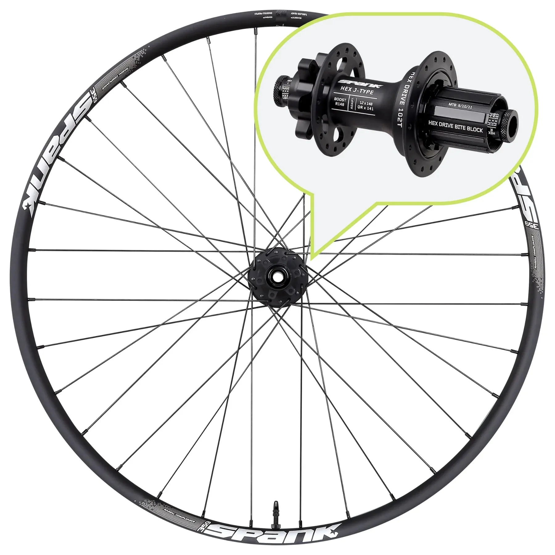 Spank 359 Rear Wheel