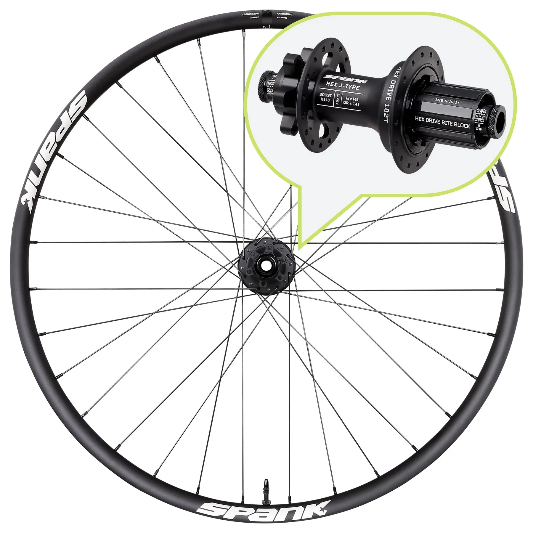 Spank Spike Race 33 Rear Wheel