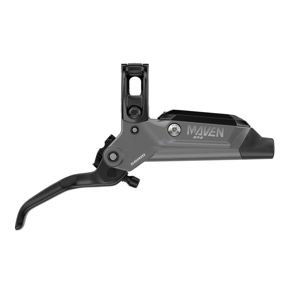 SRAM Maven Bronze Disc Brake and Lever - Front, Post Mount, 4-Piston, Aluminum Lever, SS Hardware, Blast Dark Polar, A1