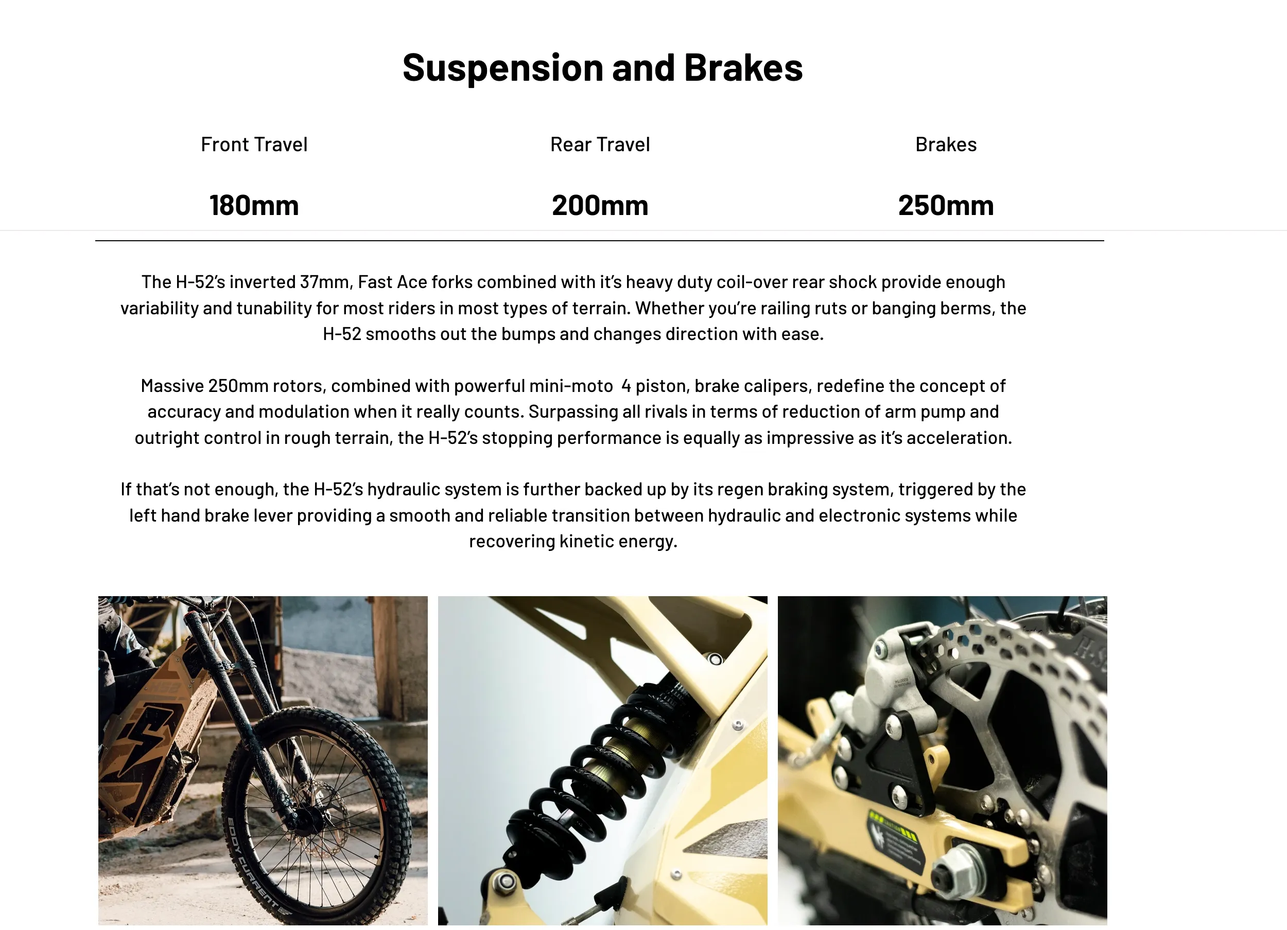 Stealth H52X Full Suspension Electric Motorcross Bike