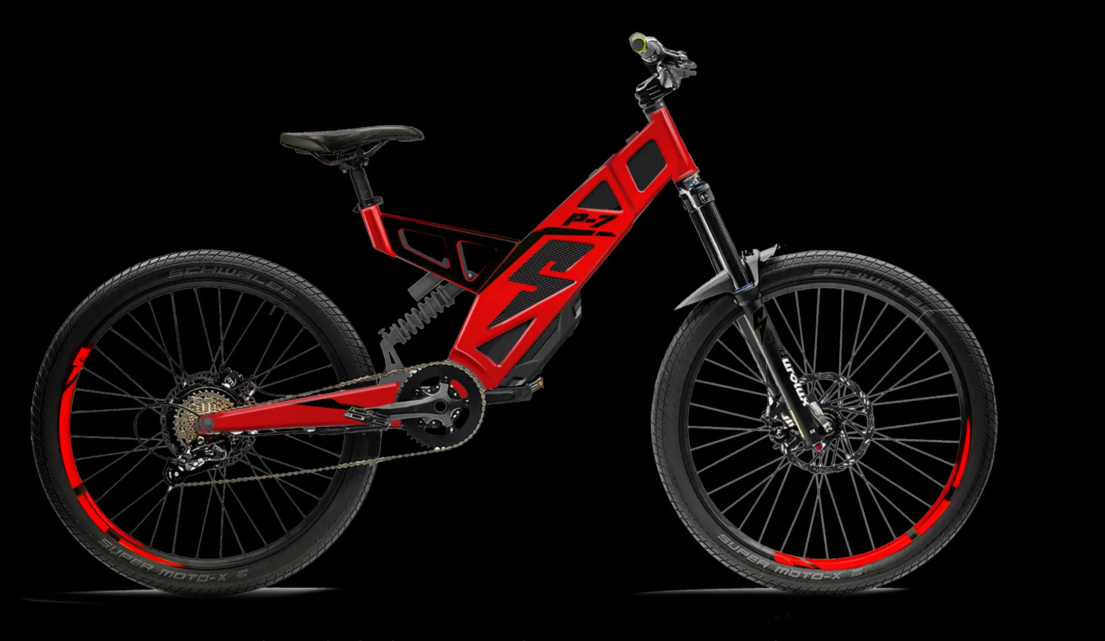 Stealth P7R Long Range Electric Full Suspension Bike