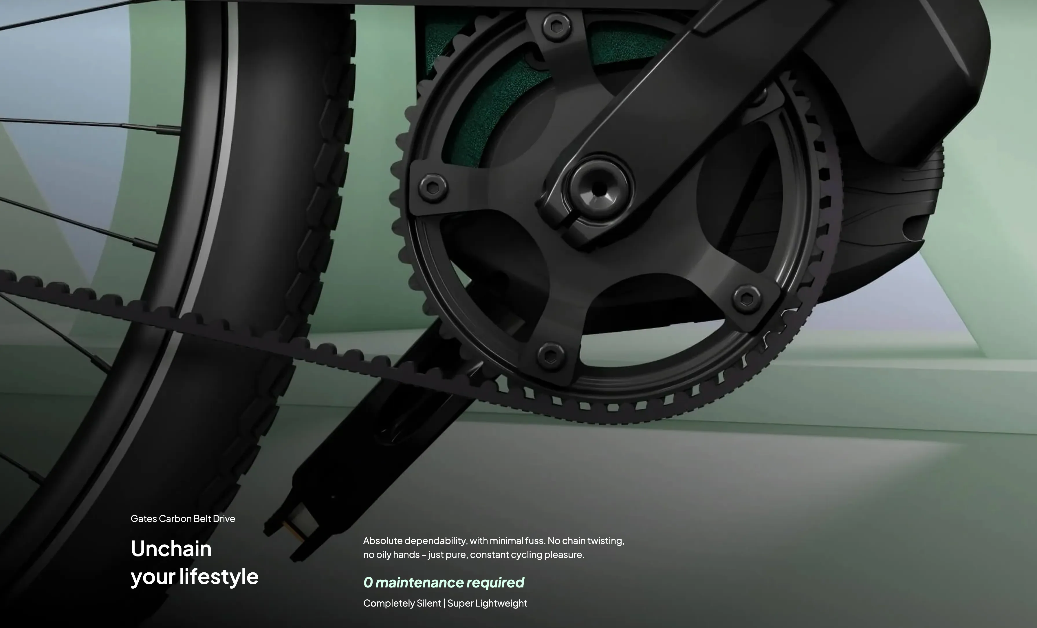 Tenways AGO T Belt Drive Step Thru Electric Bike