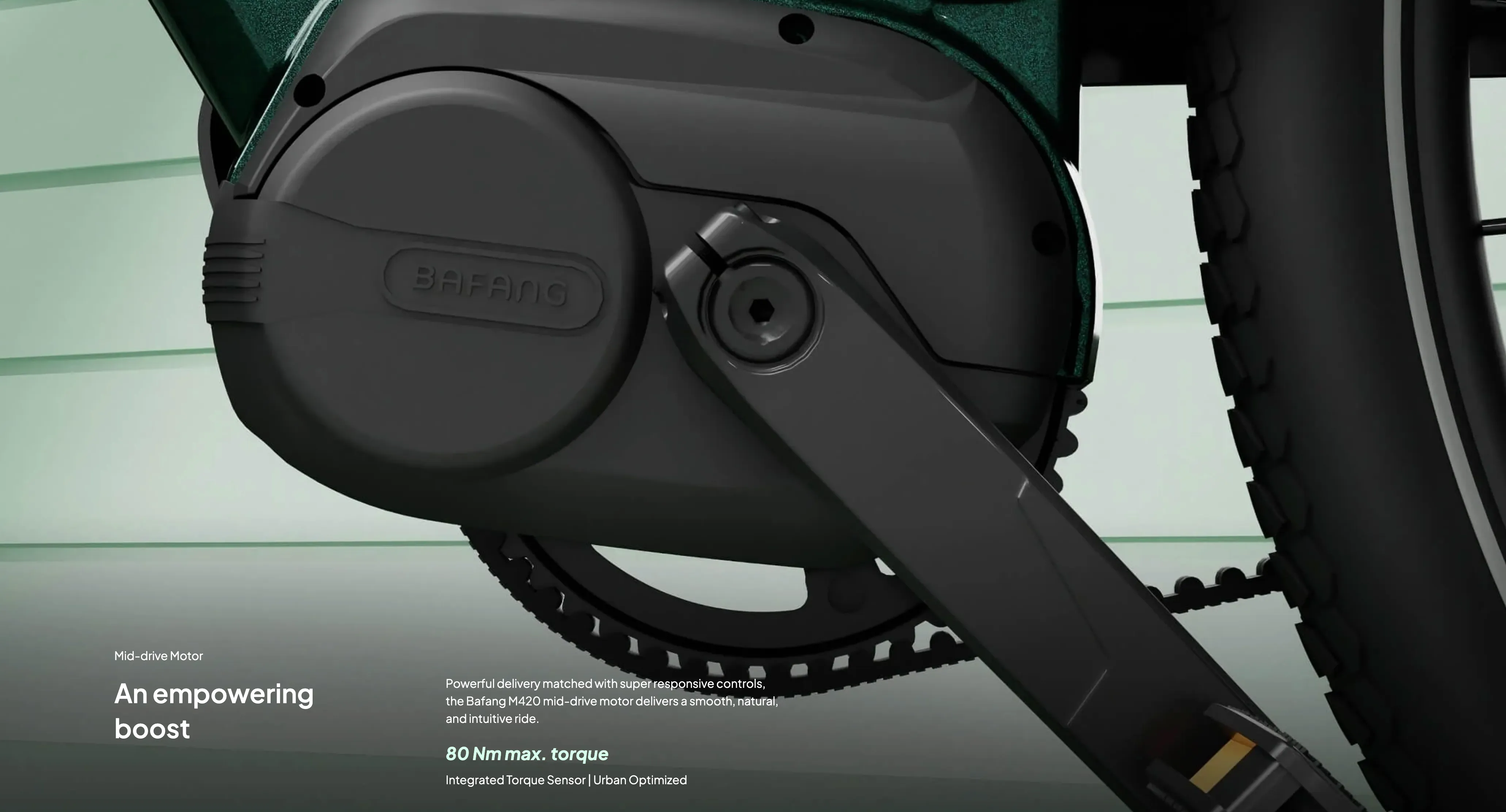 Tenways AGO T Belt Drive Step Thru Electric Bike
